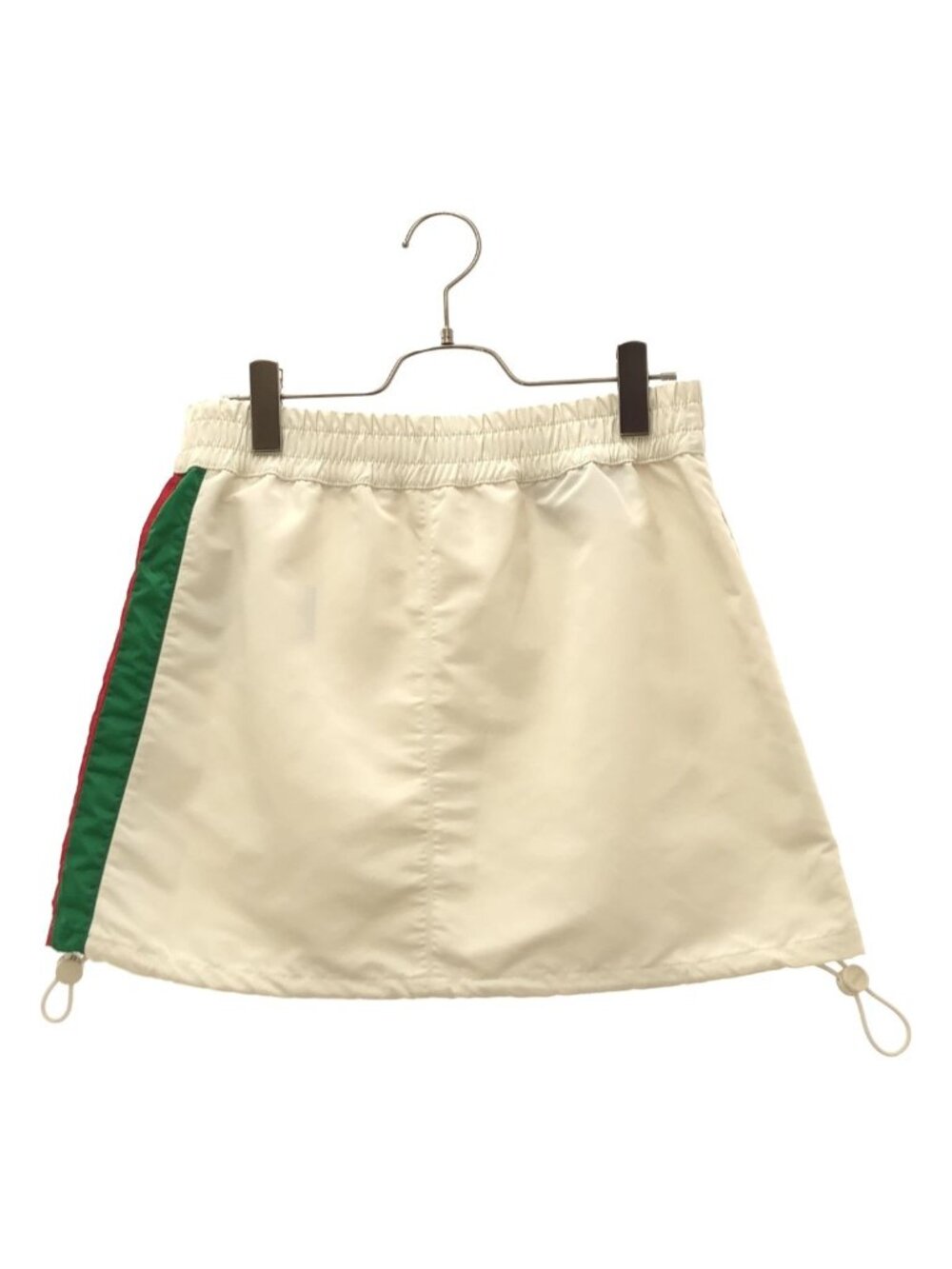 Gucci Nylon Sherry Line Easy Mini Skirt Off White S